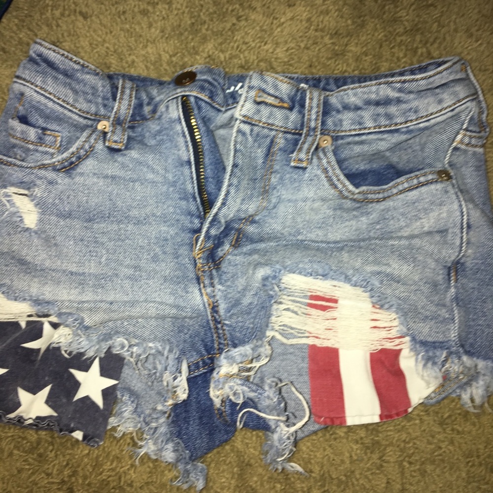 American flag shorts